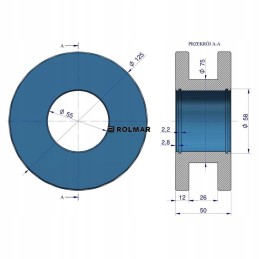 The guide roller of the lifting wheel st type hole fi