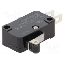 1 pcs x OMRON OCB - V1551A6 - Microswitch SNAP ACTION, 15A/250VAC, with lever (with roller)