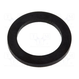 10 pcs x TE Connectivity - ENBR-WG-PG7-BL-A - Gasket, NBR rubber, Thk: 1.5mm, Øint: 11.8mm, PG7, black, Entrelec