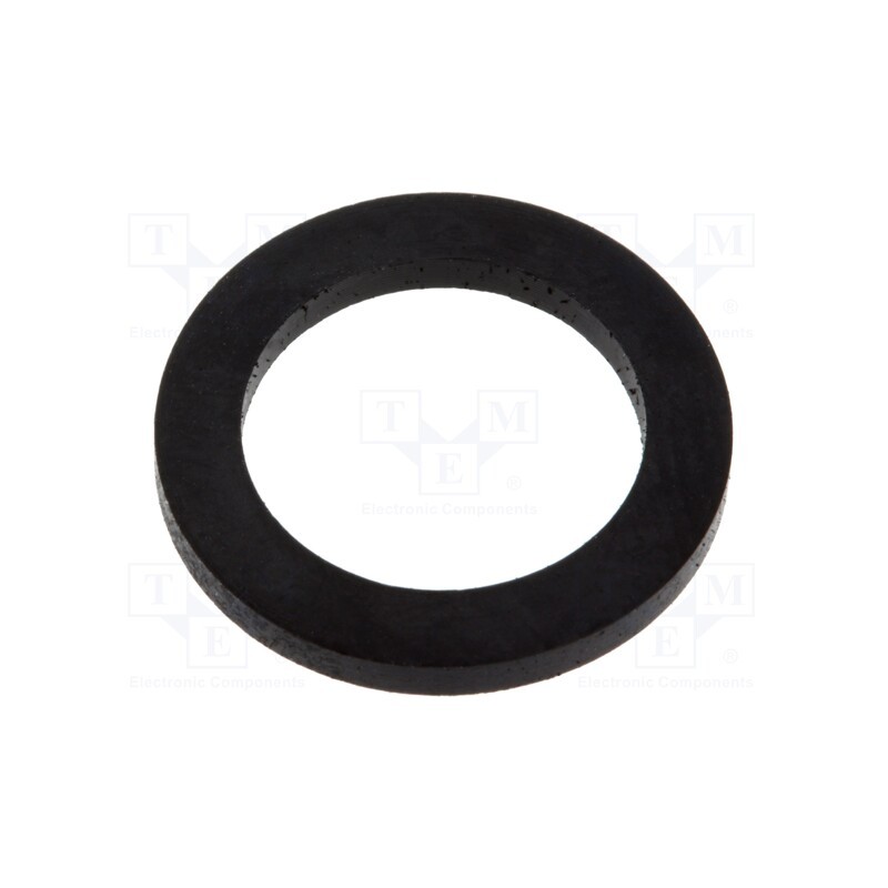10 pcs x TE Connectivity - ENBR-WG-PG7-BL-A - Gasket, NBR rubber, Thk: 1.5mm, Øint: 11.8mm, PG7, black, Entrelec