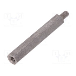 10 pcs x DREMEC - 246X45 - Screwed spacer sleeve, 45mm, Int.thread: M4, Ext.thread: M4