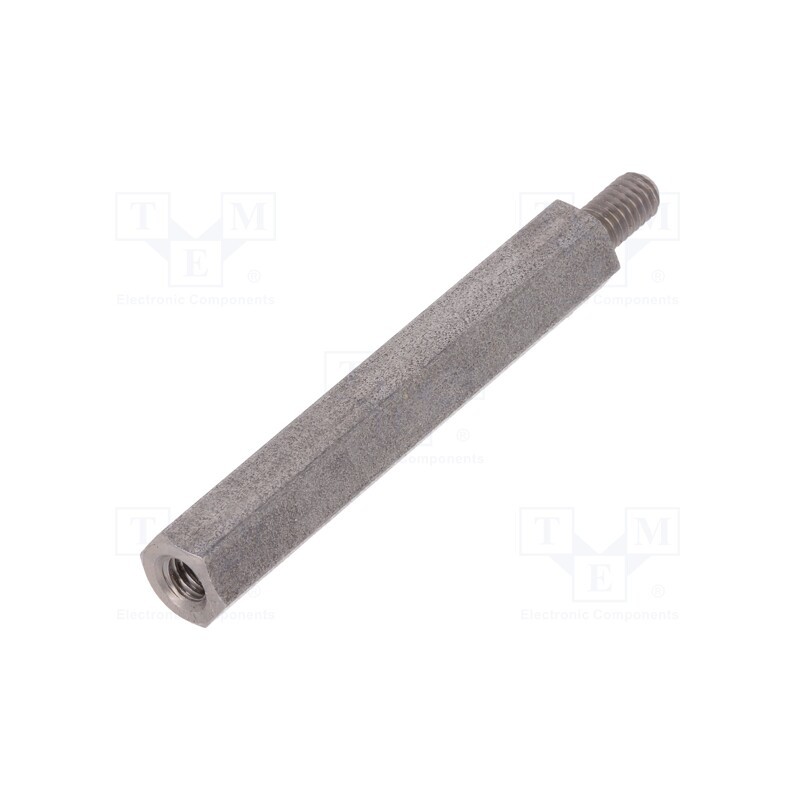 10 pcs x DREMEC - 246X45 - Screwed spacer sleeve, 45mm, Int.thread: M4, Ext.thread: M4