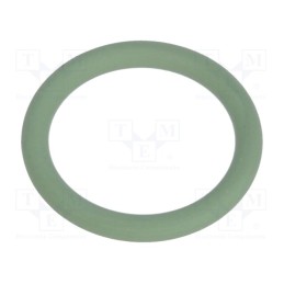 10 pcs x HUMMEL - 1.321.1200.58 - O-ring gasket, FPM, Thk: 1.5mm, Øint: 10mm, M12, green, -40÷200°C