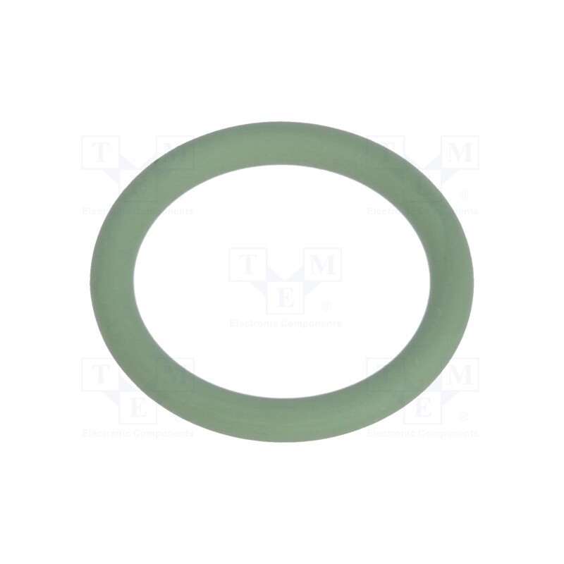 10 pcs x HUMMEL - 1.321.1200.58 - O-ring gasket, FPM, Thk: 1.5mm, Øint: 10mm, M12, green, -40÷200°C