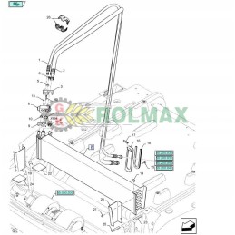 Evaporator New Holland CX TC 47613257