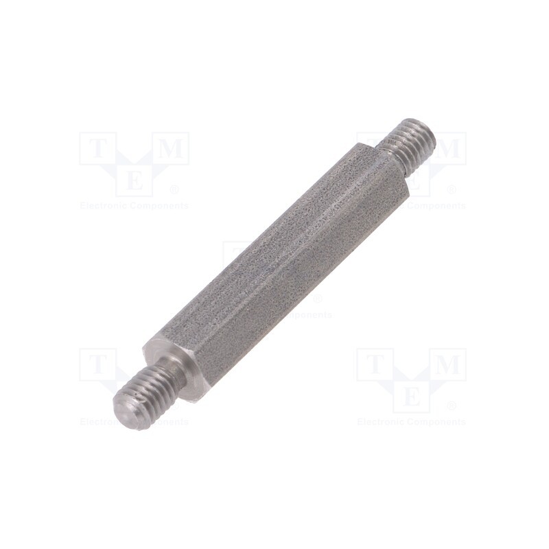 10 pcs x DREMEC - 448X35 - Screwed spacer sleeve, 35mm, Ext.thread: M5, hexagonal
