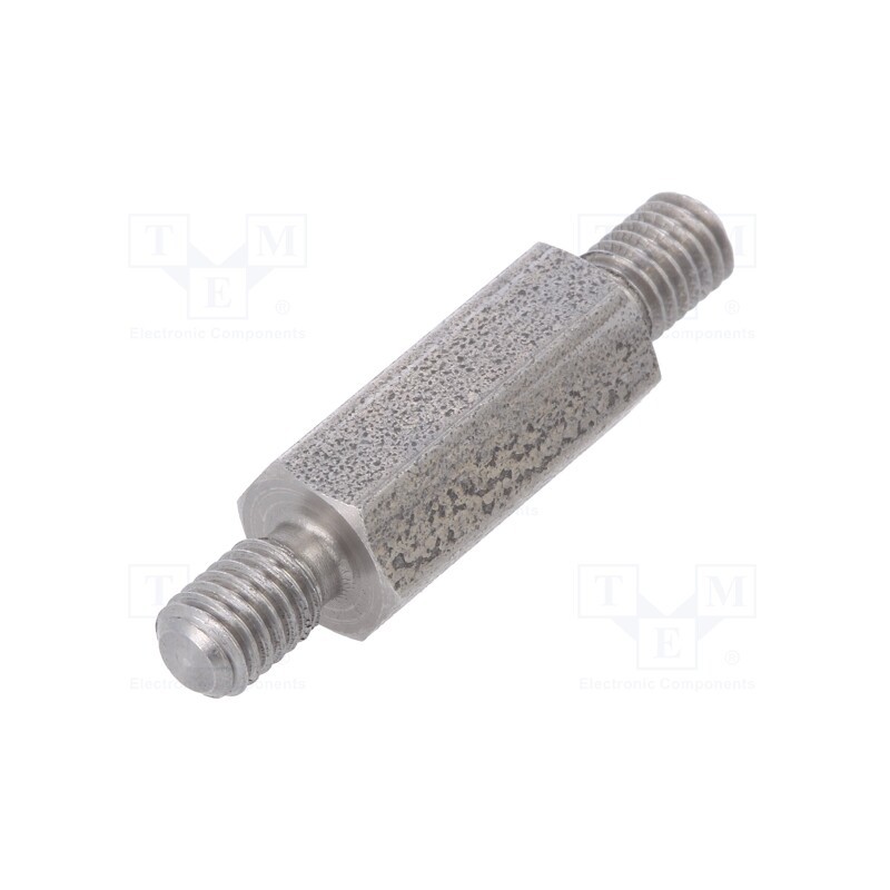 10 pcs x DREMEC - 448X18 - Screwed spacer sleeve, 18mm, Ext.thread: M5, hexagonal