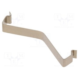 1 pcs x SEIFERT ELECTRONIC - KC-196 - Retaining spring, L: 45.5mm, H: 9.5mm, natural