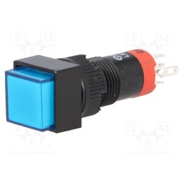1 pcs x ONPOW - LAS3F-11Z/24/B - Switch: push-button, Pos: 2, SPDT, 0.5A/250VAC, 1A/24VDC, ON-ON