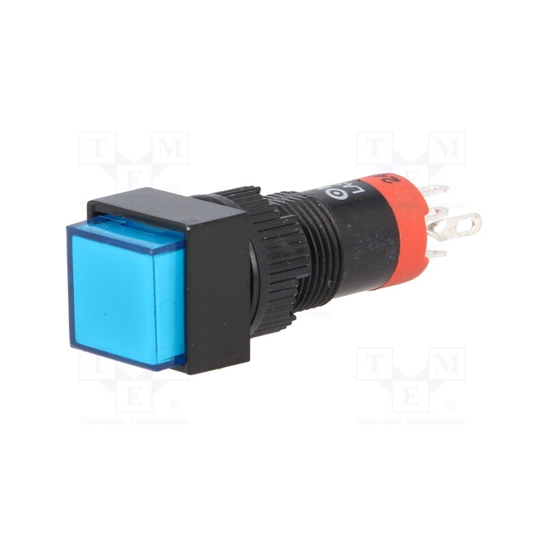 1 pcs x ONPOW - LAS3F-11Z/24/B - Switch: push-button, Pos: 2, SPDT, 0.5A/250VAC, 1A/24VDC, ON-ON