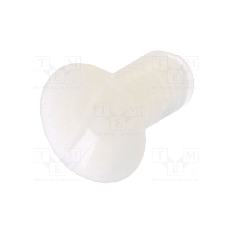 10 pcs x DREMEC - 8G202M3X06 - Screw, M3x6, 0.5, Head: countersunk, slotted, 1mm, polyamide