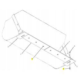 Cat loader blade bolt