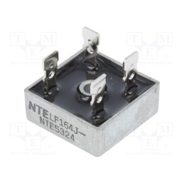 1 pcs x NTE Electronics - NTE5324 - Bridge rectifier: single-phase, Urmax: 400V, If: 25A, Ifsm: 400A