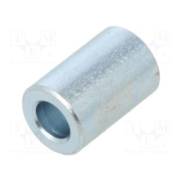 10 pcs x DREMEC - 326/3,2X09 - Spacer sleeve, 9mm, cylindrical, steel, zinc, Out.diam: 6mm
