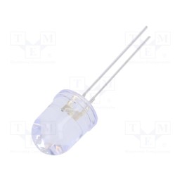 1 pcs x OPTOSUPPLY - OSW54KA131A-VVLED - LED, 10mm, white cold, 7000mcd, 30°, Front: convex, 3÷13V