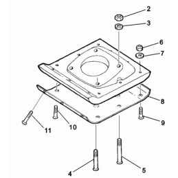 Wacker bs60 bs62 bs65 screw set 0017938