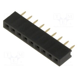 1 pcs x DISPLAY VISIONS - EA B200-9 - Pin socket, PIN: 9, Layout: 1x9, 2.54mm
