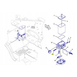 Lubrication pump filter original cat