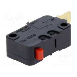 1 pcs x OMRON OCB - D3V163C5 - Microswitch SNAP ACTION, 16A/250VAC, without lever, SPST-NO