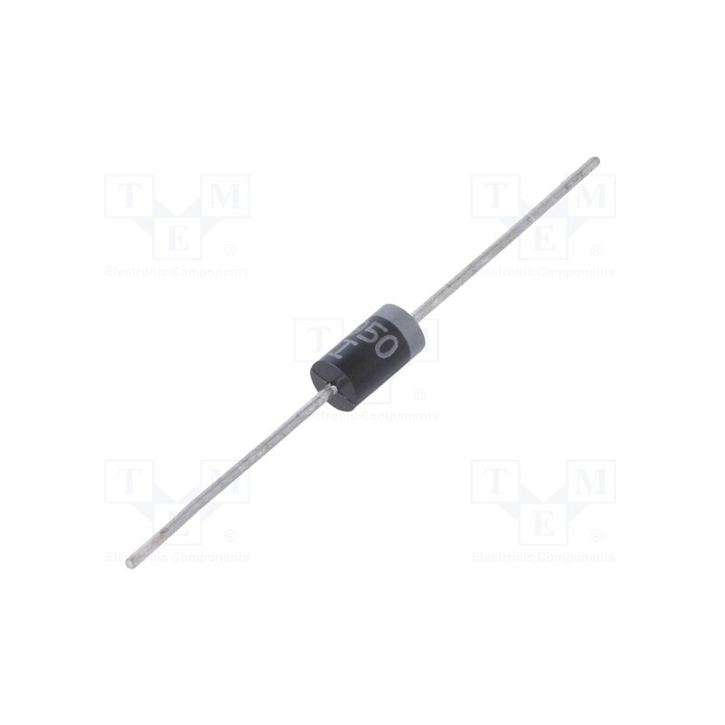 1 pcs x NTE Electronics - NTE4950 - Diode: TVS, 1.5kW, 51.05V, 21.4A, unidirectional, Ø9,52x5,21mm