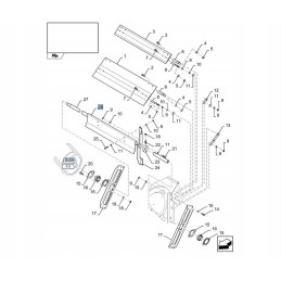 New Holland CX 84031907 CNH shovel