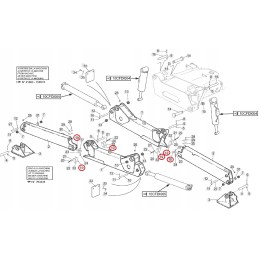 Stabilizer slides set manitou mrt mrt x