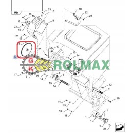 Chain drive sprocket New Holland CNH 98354