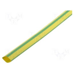 5 m x CYG/KTG - CB-HFT(2X) 6.4 - Heat shrink sleeve, glueless, 2: 1, 6.4mm, L: 1m, white, polyolefine