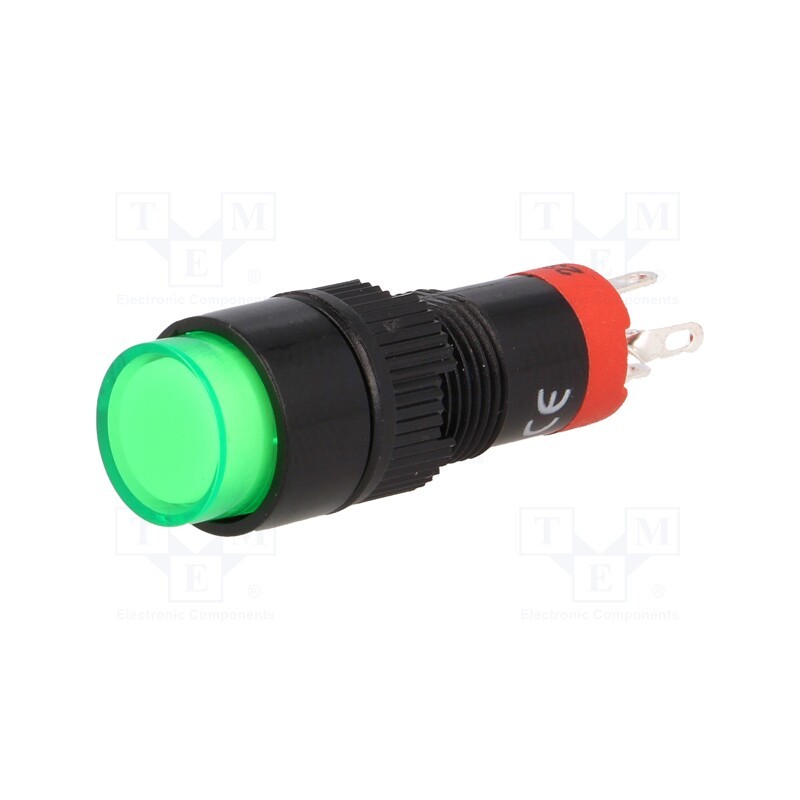 1 pcs x ONPOW - LAS3Y-11Z/230/G - Switch: push-button, Pos: 2, SPDT, 0.5A/250VAC, 1A/24VDC, ON-ON