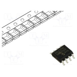 1 pcs x MICROCHIP TECHNOLOGY - 24LC256T-I/SN - IC: EEPROM memory, 256kbEEPROM, I2C, 32kx8bit, 2.5÷5.5V, 400kHz