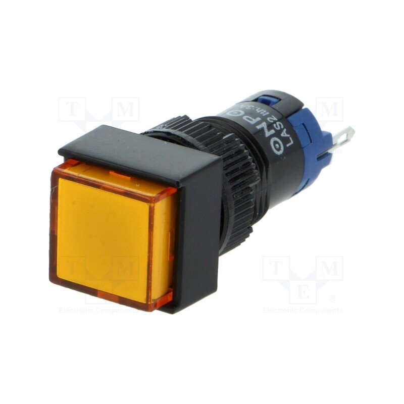 1 pcs x ONPOW - LAS2F-11Z/230/O - Switch: push-button, Pos: 2, SPDT, 0.5A/250VAC, 1A/24VDC, ON-ON