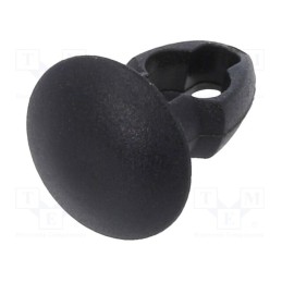 10 pcs x KEYSTONE - 3312 - Rivet, polyamide, Rivet diam: 4mm, L.rivet: 4mm, black, UL94V-2