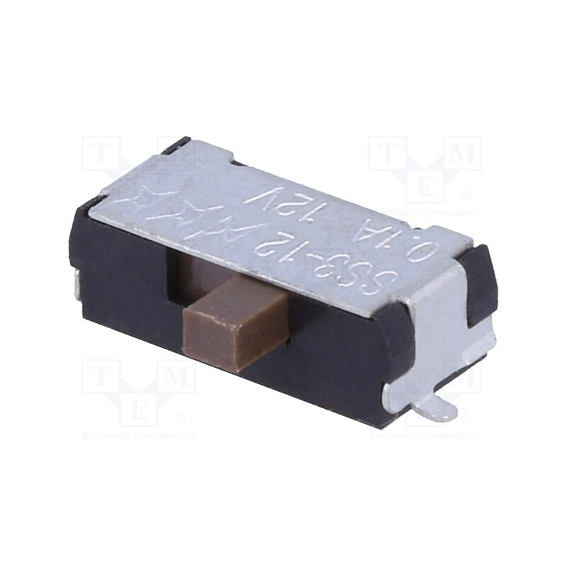 1 pcs x NKK SWITCHES - SS312SAH4 - Switch: slide, Pos: 2, SPDT, 0.4A/28VAC, ON-ON, Leads: for soldering