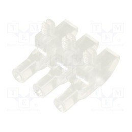 10 pcs x MENTOR - 1271.1003 - Fiber for LED, round, Ø3mm, No.of mod: 3, Front: flat