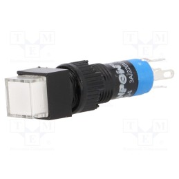 1 pcs x ONPOW - LAS4F-11Z/24/W - Switch: push-button, Pos: 2, SPDT, 0.5A/250VAC, 1A/24VDC, ON-ON
