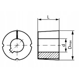 161025tlkr 25 mm taper shank bushing