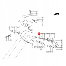Claas conveyor roller 600641 0 original