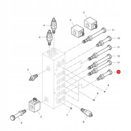 Hydraulic valve mf la323556850 original
