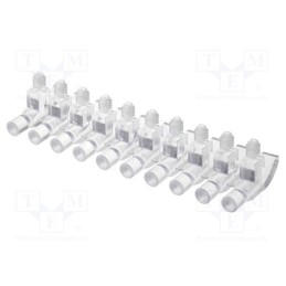 1 pcs x MENTOR - 1271.101 - Fiber for LED, round, Ø3mm, No.of mod: 10, Front: flat