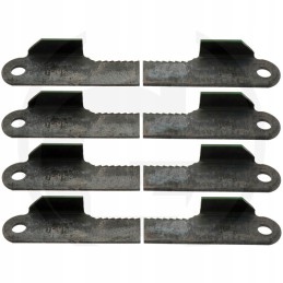 Set of 4l 4p movable knives john deere kxe10363
