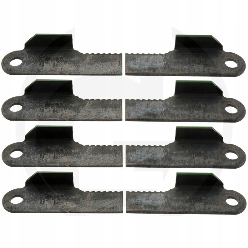 Set of 4l 4p movable knives john deere kxe10363