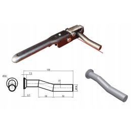 Side lock, bottom opening, right, left set