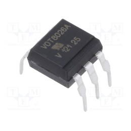 1 pcs x VISHAY - VOT8026AG - Optotriac, 5.3kV, triac,zero voltage crossing driver, Ch: 1