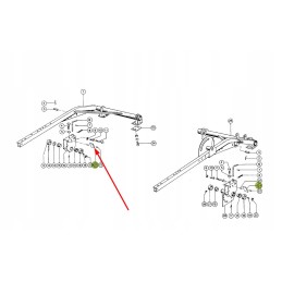 688382 0 pressure plate for reel support frame