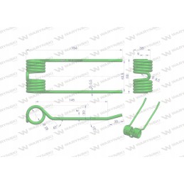 Pick-up finger used Claas 9182380 mot