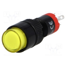 1 pcs x ONPOW - LAS3Y-11Z/24/Y - Switch: push-button, Pos: 2, SPDT, 0.5A/250VAC, 1A/24VDC, ON-ON