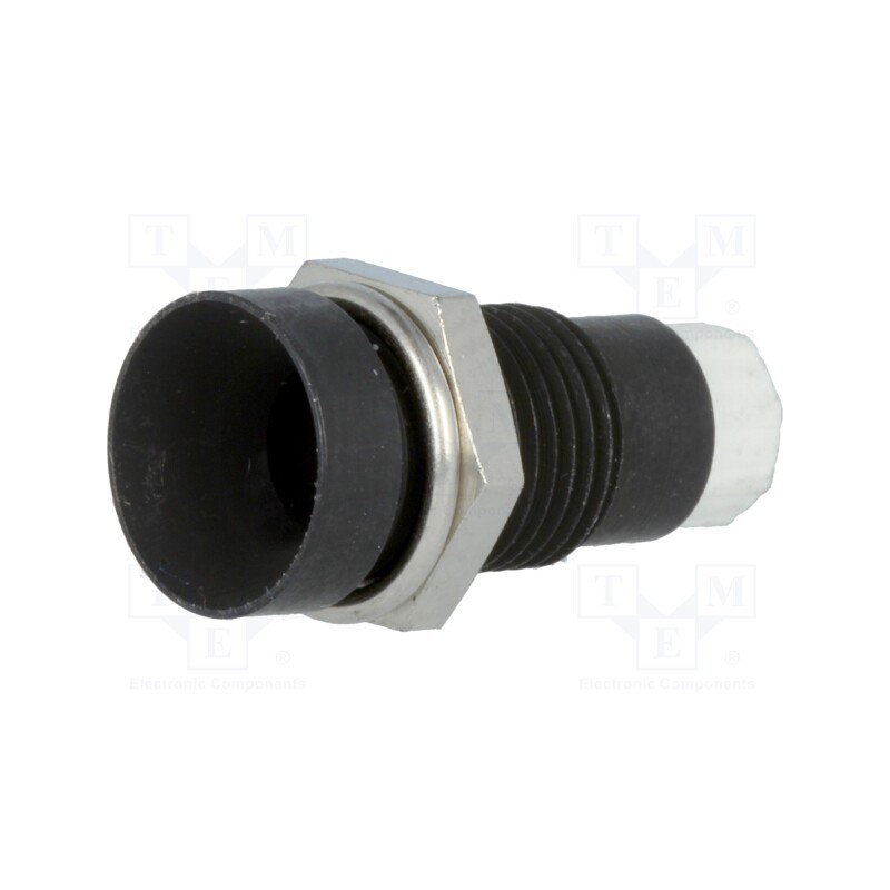 1 pcs x TORIVAC - LEDN-51 MATT BLACK - LED holder, 5mm, concave