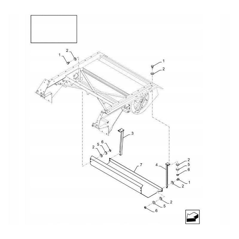 Window cover new holland tc cx csx 84085581 cnh