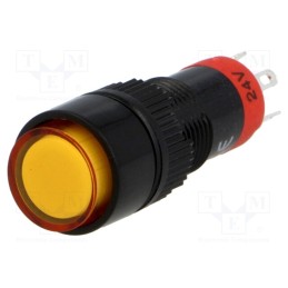 1 pcs x ONPOW - LAS3Y-11Z/24/O - Switch: push-button, Pos: 2, SPDT, 0.5A/250VAC, 1A/24VDC, ON-ON