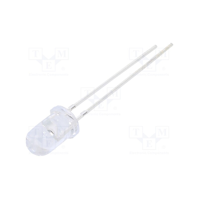 1 pcs x NTE Electronics - NTE30047 - IR transmitter, 5mm, transparent, 40°, λp max: 940nm, THT, 300mA